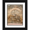 thumbnail image 1 of Eggers, Julie 19x24 Black Ornate Wood Framed with Double Matting Museum Art Print Titled - Italy-Chianti Old doorway that has been closed off with stone in the town of San Gimignano, 1 of 4
