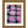 thumbnail image 1 of Eggers, Julie 19x24 Gold Ornate Wood Framed with Double Matting Museum Art Print Titled - China-Hong Kong A variety of sedum on display at a flower market, 1 of 4