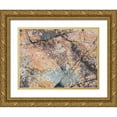 thumbnail image 1 of Eggers, Julie 24x19 Gold Ornate Wood Framed with Double Matting Museum Art Print Titled - Maine Patterns on rock on the beach near Thunder Hole in Acadia National Park, 1 of 4