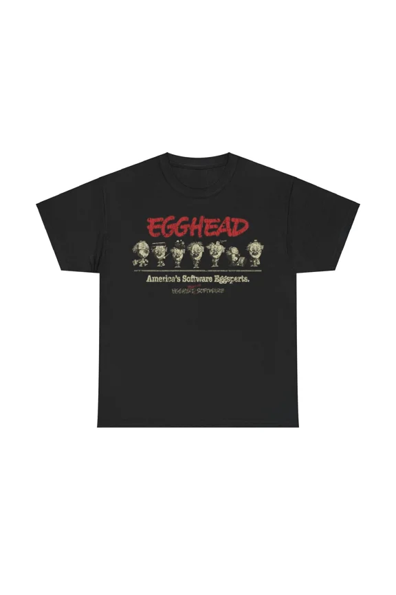 Egghead Software 1984 Vintage Computer Retail Culture Unisex T-Shirt, up to size 5XL