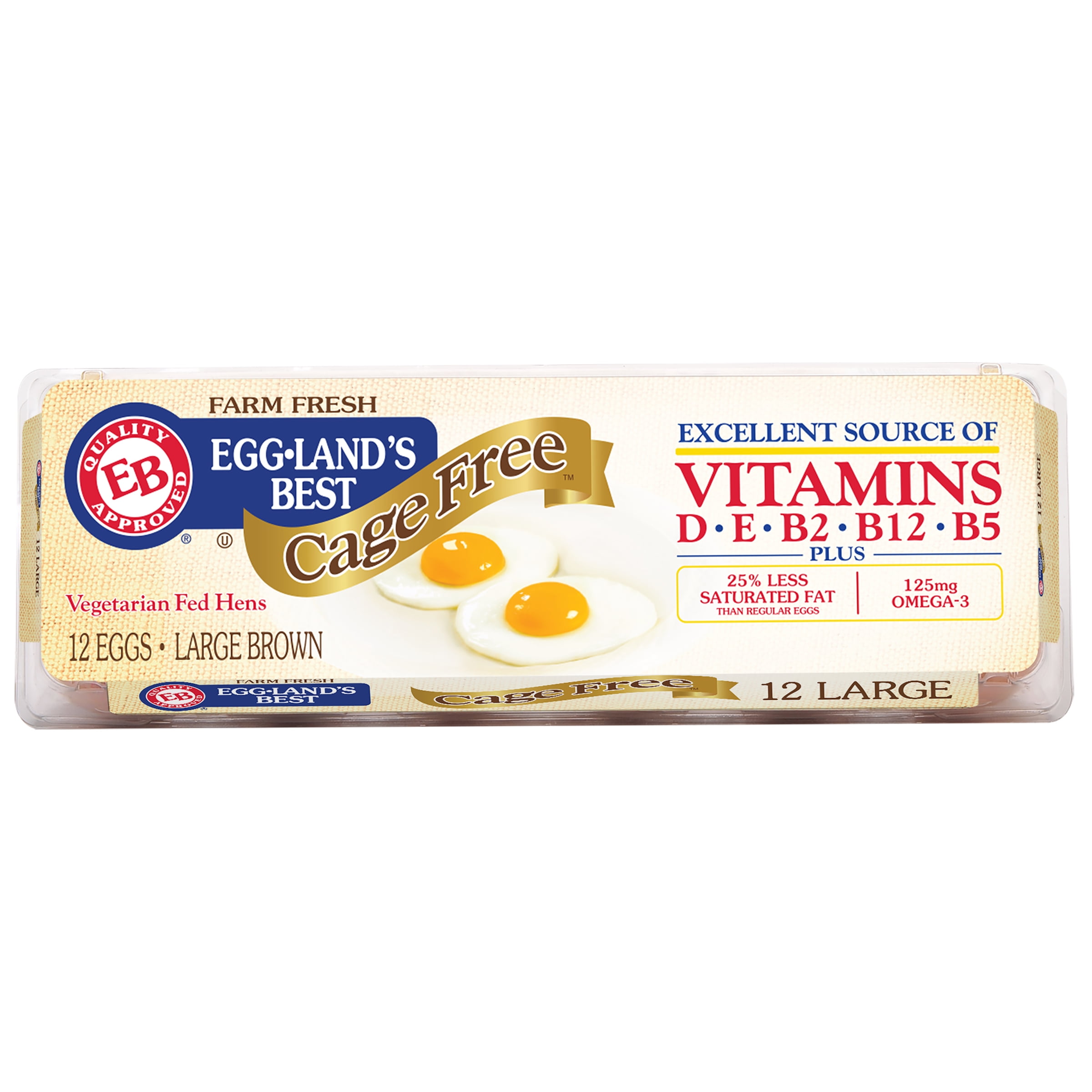 Eggland's Best Cage Free Large Brown Eggs, 12 Count