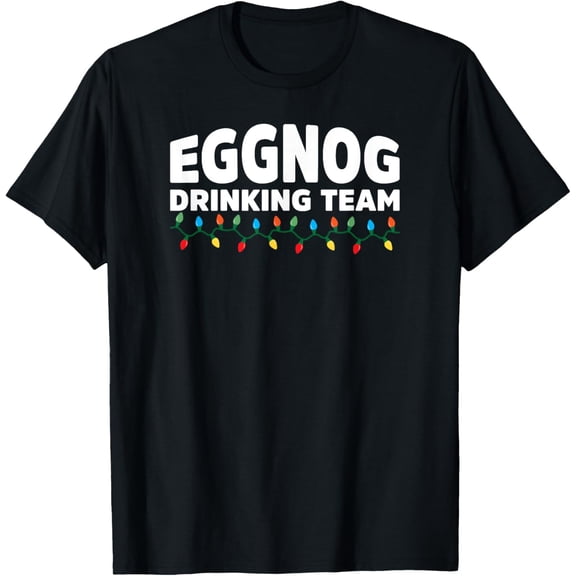 Eggnog Drinking Team Egg Milk Punch Beverage Nog Lover Gift T-Shirt