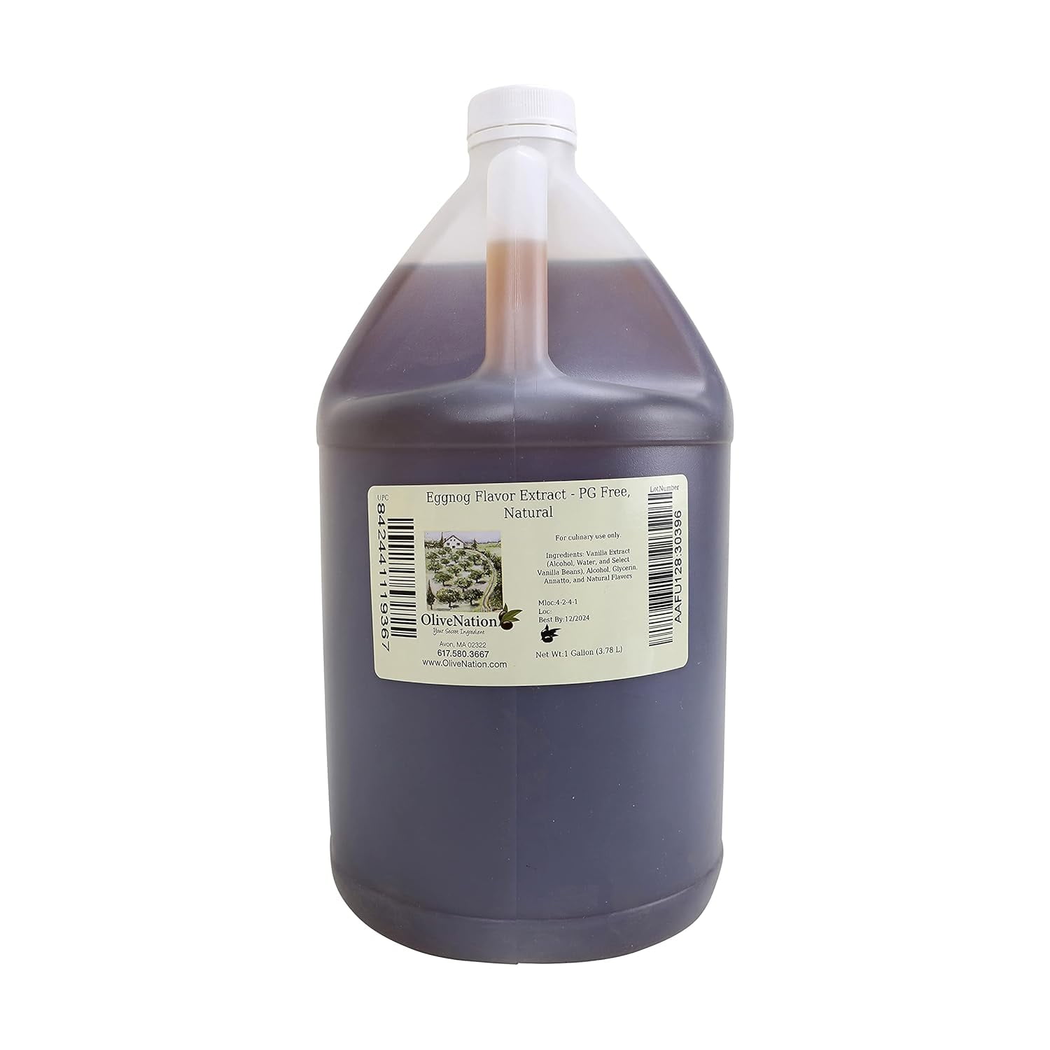 Eggnog Flavor, Sugar Water Soluble Extract with Vanilla for Baking