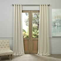 Eggnog Grommet Blackout Room Darkening Curtain (1 Panel), Eggnog, 50W X 63L