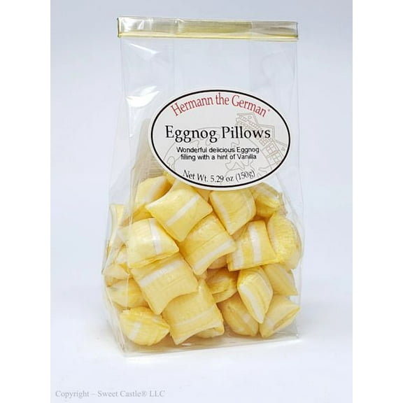 Eggnog Pillows - filled Hard Candy