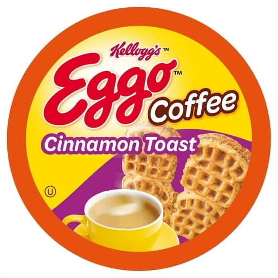 Eggo Beverages Cinnamon Toast Waffle Flavored Coffee Pods for Keurig K Cup Brewers, Fair Trade Certified, 40 Count – Warm and Cozy Cinnamon