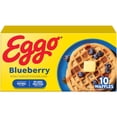 thumbnail image 1 of Eggo Blueberry Waffles, Breakfast Food, 12.3 oz, 10 Count (Frozen), 1 of 10