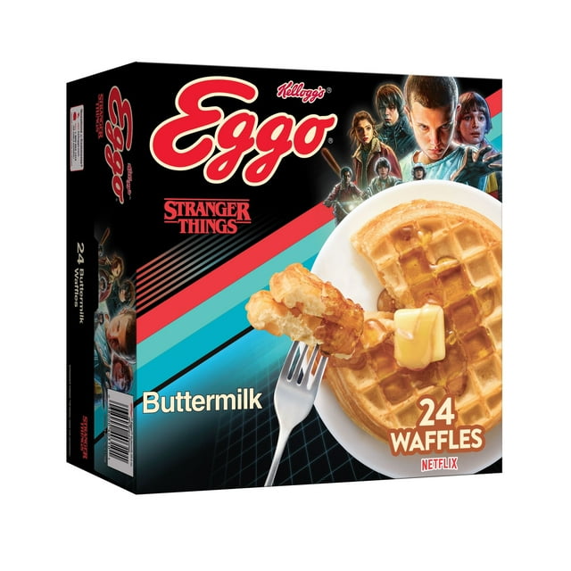 Eggo Buttermilk Waffles, 29.6 oz, 24 Count (Frozen)