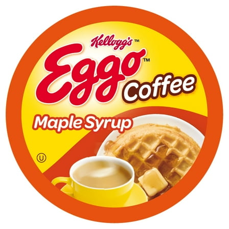 Eggo Maple Syrup Waffle Coffee Pods, Fair Trade Certified, 40 Count
