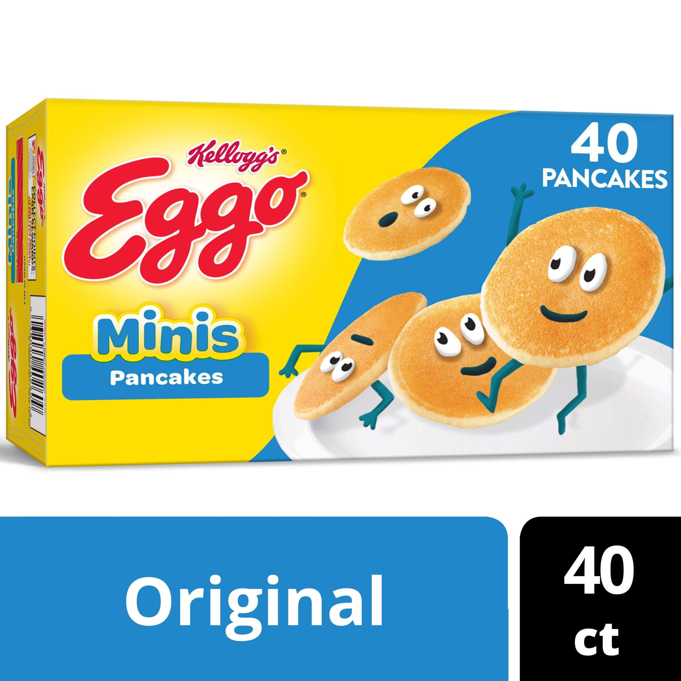 Eggo Minis Original Pancake Bites, 14.1 oz, 40 Count (Frozen)