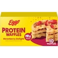 Eggo Fully Loaded Strawberry Delight Protein Waffles, Frozen Breakfast, 12.3 oz, 10 Count