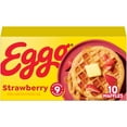 thumbnail image 1 of Eggo Strawberry Waffles, Frozen Breakfast, 12.3 oz, 10 Count, Regular, 1 of 10