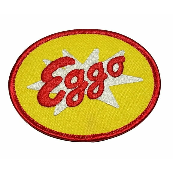 Eggo Waffles 3 1/2 Inch Wide Embroidered Iron On Patch