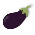 thumbnail image 1 of Eggplant - 5" Magnet for Car Locker Refrigerator, 1 of 1