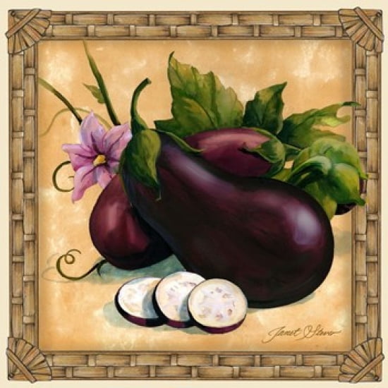 Eggplant Canvas Art - Janet Stever (20 x 20)