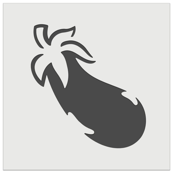 Eggplant Garden Vegetable DIY Cookie Wall Craft Stencil - 3.5 Inch