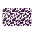 thumbnail image 1 of Eggplant Pattern Door Mat for Indoor, Welcome Door Mats Front Entrance Rug, Non-Slip Bathroom kitchen Rugs for Inside Floor, Small Rug Dog Door Mat 20X31.5 Inch, 1 of 5