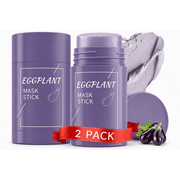 Eggplant Purifying Clay Mask Stick Facial Deep Cleansing Acne Remover