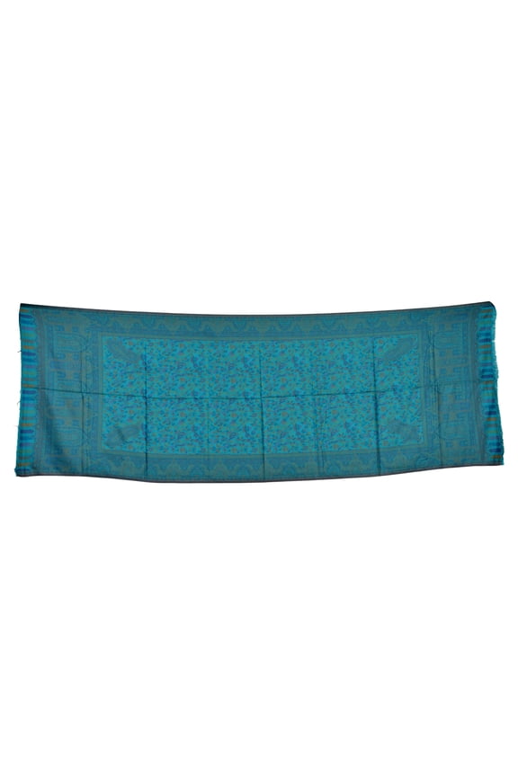 Eggplant Purple Modal Scarf in the Iconic Abstract print.