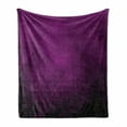 thumbnail image 1 of Eggplant Soft Flannel Fleece Throw Blanket, Abstract Colored Squares in Faded Color Scheme Modern Art Inspired Style Pixelart, Cozy Plush for Indoor and Outdoor Use, 70" x 90", Purple, by Ambesonne, 1 of 6