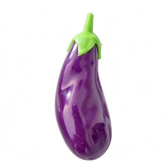 Eggplant Squishies, Soft Vegetable Squeeze Toy