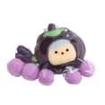 thumbnail image 1 of Eggplant Squishy - Sensory Squeeze with Dreamy Smooth Squeeze, 1 of 6