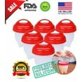thumbnail image 1 of Eggs Cooker Silicone Egg Cooker Egglettes Non Stick Egg Boiler Poachers Egg Holder Cups Kitchen Gadget Tool for Egg Making, 1 of 5