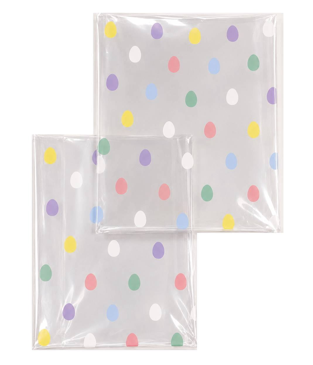 Eggs Easter Basket Cello Bags with Twist Ties, 24"x25", 2 Count, by Way to Celebrate