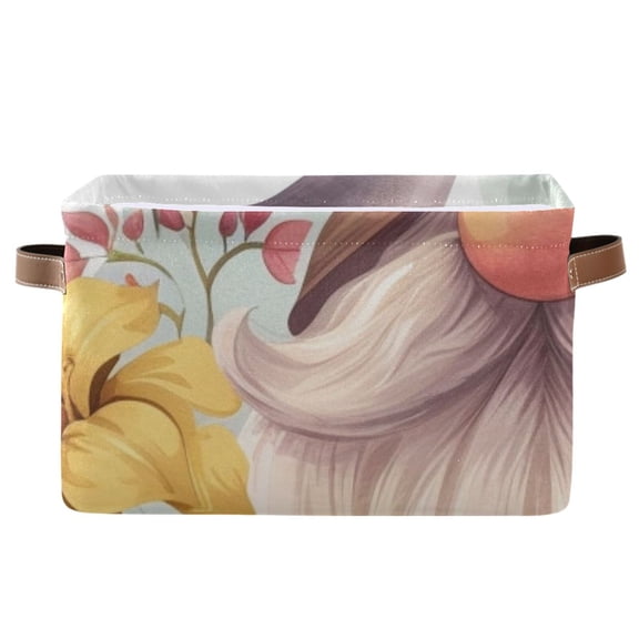 Eggs Flowers Gnome Storage Bins Baskets With Handles Storage Box Clothes Organizer Organization Toys