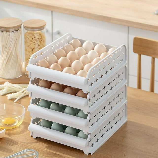 Eggs Holder Storage Box Container Organizer Refrigerator Box 20 Grids