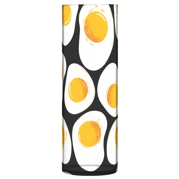 Eggs Pattern Vase Flower Vase Clear Unbreakable Plastic Tall Decorative 11.8in