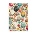 thumbnail image 1 of Eggs Rabbits Floral Garden Flag House Banner 28" x 40" Double Sided Outdoor Yard Decoration, 1 of 6