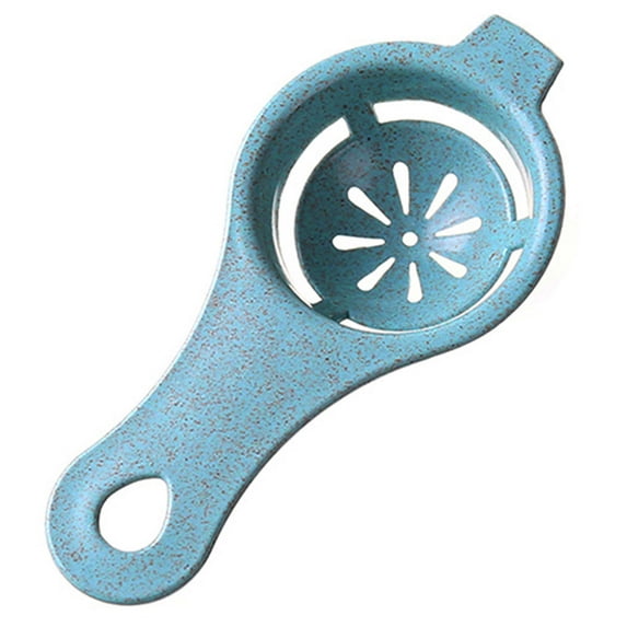 Eggs Separator Sifting Kitchen Gadget Plastic Filter Sieve Divider Sky Blue