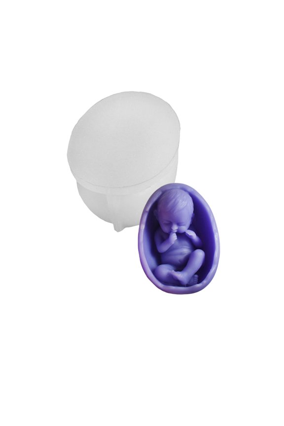 Eggshell Baby Silicone Molds Easy to Demold for Handmade Soap Cement Gypsum Silicone Molds for Home Decoration