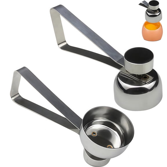 Eggshell Cutter Set of 2 Durable Kitchen Tools for Easy Peeling