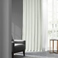thumbnail image 1 of Eggshell Faux Silk Taffeta Curtain (1 Panel), Eggshell, 50W X 120L, 1 of 6