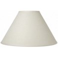 thumbnail image 1 of Eggshell Linen 10 Inch Round Flare Chimney Style Oil Lampshade Replacement, 1 of 3