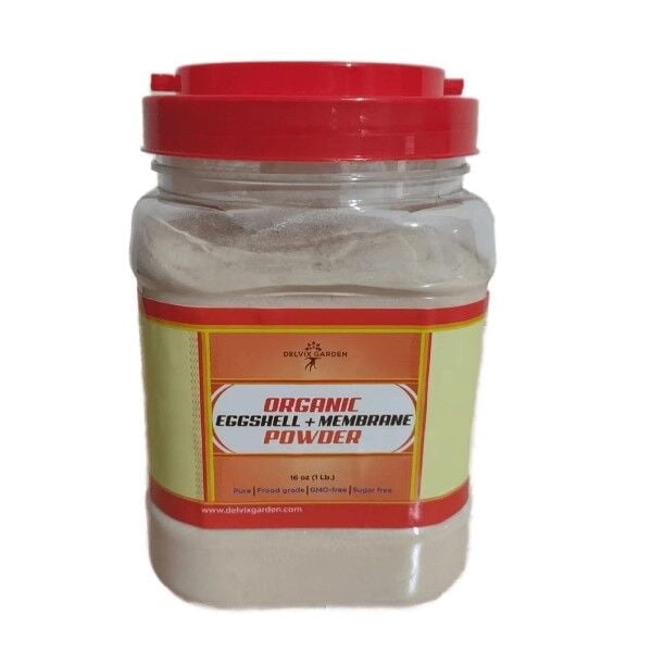 Eggshell+Membrane Powder,16 oz: Eggshell Powder Combined with Eggshell Membrane Powder Supplement