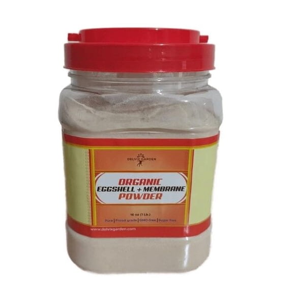Eggshell+Membrane Powder,16 oz: Eggshell Powder Combined with Eggshell Membrane Powder Supplement