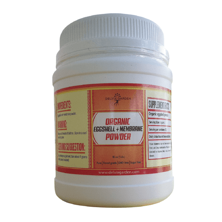 Eggshell + Membrane Powder, 16 oz – Premium Powdered Egg Shell with Eggshell Membranes