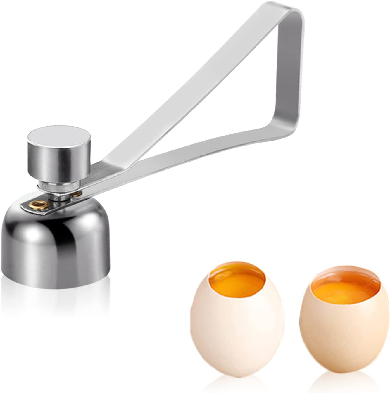Eggshell Opener, Eggshell Cutter Egg Topper Stainless Steel Eggshell Opener Egg Cracker Opener