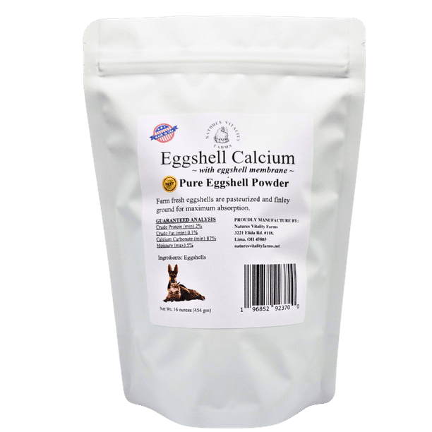 Eggshell Powder 1lb Calcium for dogs and cats, Egg Shell Supplement