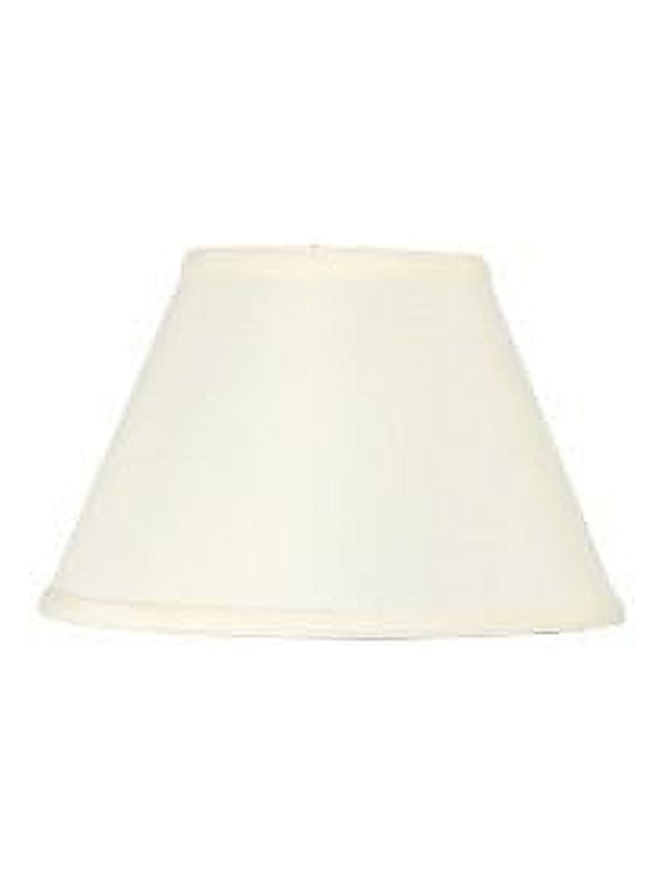 Eggshell Silk 12 Inch Empire Washer Fitter Lampshade With Matching Harp And Finial