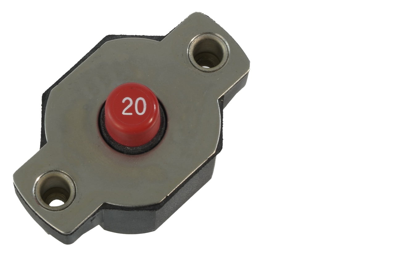 Camco 65196 20 AMP 90-Degree Mount Circuit Breaker