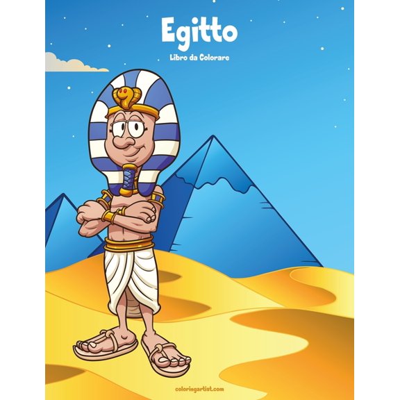 Egitto Egitto Libro da Colorare, Book 1, (Paperback)