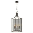 thumbnail image 1 of Eglo 202809A Verona 4 Light 18" Wide Cage Pendant - Bronze, 1 of 3