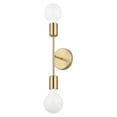 thumbnail image 1 of Eglo 205331A Avondale 2 Light 13" Tall Wall Sconce - Gold, 1 of 8