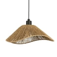 thumbnail image 1 of Eglo 206322A Lavister 15" Wide Pendant - Black / Natural Rope, 1 of 2