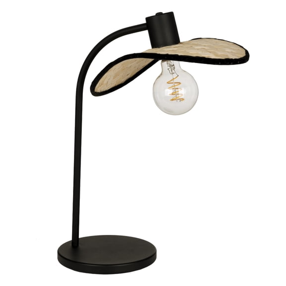 Eglo 44046A Marywell 18" Tall Arc Table Lamp - Black