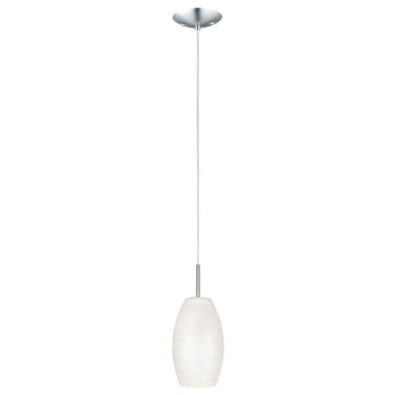 88953A-Eglo Lighting-Batista 1 - 1 Light Pendant In Transitional Style-7.88 Inches Tall and 4.75 Inches Wide -Traditional Installation